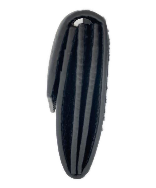 Maison Margiela（メゾンマルジェラ）Maison Margiela (メゾンマルジェラ) ４ステッチレザー コンパクトウォレット ブラックの古着・服飾アイテム