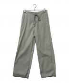 AURALEEオーラリー）の古着「WASHED FINX TWILL EASY WIDE PANTS/ウォッシュド フィンクス ツイル イージー ワイド パンツ」｜ベージュ