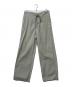AURALEE（オーラリー）の古着「WASHED FINX TWILL EASY WIDE PANTS/ウォッシュド フィンクス ツイル イージー ワイド パンツ」｜ベージュ