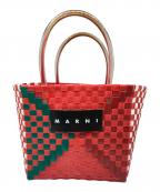 MARNIマルニ）の古着「MARNI MARKET BASKET BAG(マルニ マーケット バスケット バッグ)」｜レッド