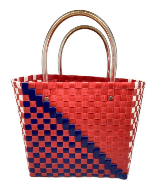 MARNI（マルニ）MARNI (マルニ) MARNI MARKET BASKET BAG(マルニ マーケット バスケット バッグ) レッドの古着・服飾アイテム