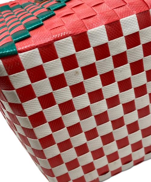 MARNI（マルニ）MARNI (マルニ) MARNI MARKET BASKET BAG(マルニ マーケット バスケット バッグ) レッドの古着・服飾アイテム