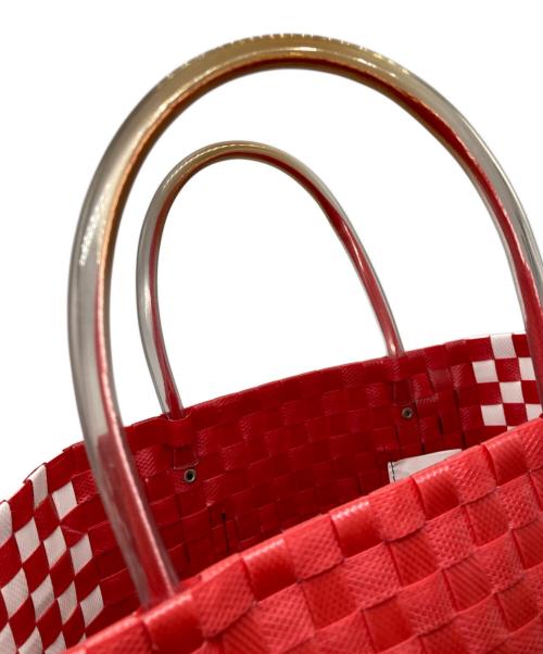 MARNI（マルニ）MARNI (マルニ) MARNI MARKET BASKET BAG(マルニ マーケット バスケット バッグ) レッドの古着・服飾アイテム