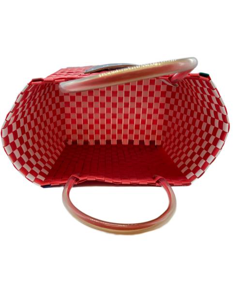 MARNI（マルニ）MARNI (マルニ) MARNI MARKET BASKET BAG(マルニ マーケット バスケット バッグ) レッドの古着・服飾アイテム
