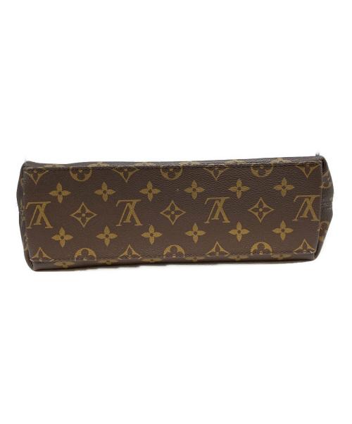 LOUIS VUITTON（ルイ ヴィトン）LOUIS VUITTON (ルイ ヴィトン) モノグラム テュイルリーブザス ハンドバッグ レッド×ブラウンの古着・服飾アイテム