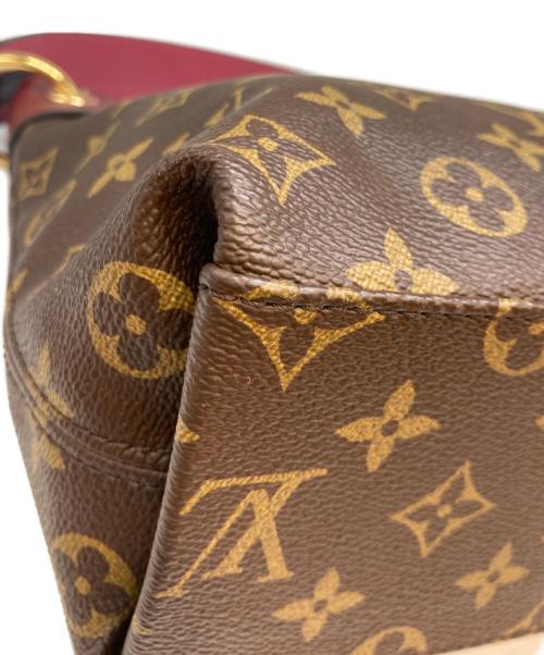 LOUIS VUITTON（ルイ ヴィトン）LOUIS VUITTON (ルイ ヴィトン) モノグラム テュイルリーブザス ハンドバッグ レッド×ブラウンの古着・服飾アイテム