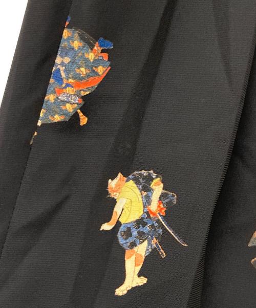 &ellecy（アンドエルシー）&ellecy (アンドエルシー) 総柄パンツ ブラック サイズ:Ⅿの古着・服飾アイテム