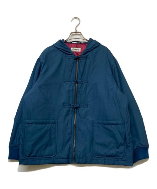 &ellecy（アンドエルシー）&ELLECY (アンドエルシー) チャイナブルゾン ダークブルー サイズ:M 未使用品の古着・服飾アイテム