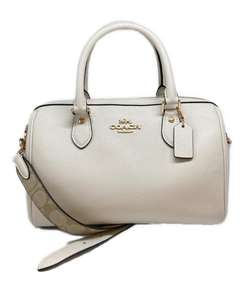 COACH（コーチ）COACH (コーチ) ローアンサッチェル 2wayバッグ ホワイトの古着・服飾アイテム