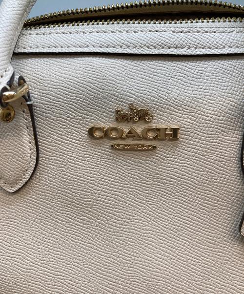 COACH（コーチ）COACH (コーチ) ローアンサッチェル 2wayバッグ ホワイトの古着・服飾アイテム