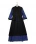 callarus (カラス) レース切替デザインワンピース ネイビー サイズ:L：5000円