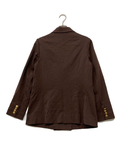 SLOBE IENA（スローブ イエナ）SLOBE IENA (スローブ イエナ) 金釦ダブルブレストブレザー ブラウン サイズ:sizeSの古着・服飾アイテム