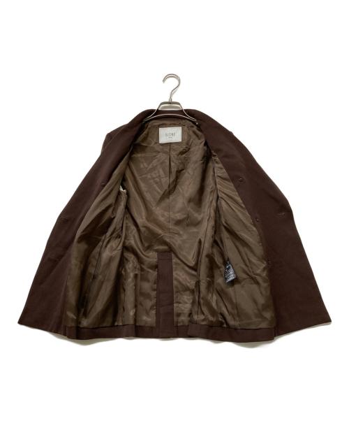 SLOBE IENA（スローブ イエナ）SLOBE IENA (スローブ イエナ) 金釦ダブルブレストブレザー ブラウン サイズ:sizeSの古着・服飾アイテム