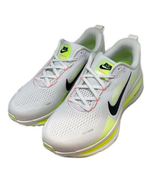 NIKE（ナイキ）NIKE (ナイキ) ボメロ 18 ジュニア ロード ランニングシューズ ホワイト×グリーン サイズ:26の古着・服飾アイテム