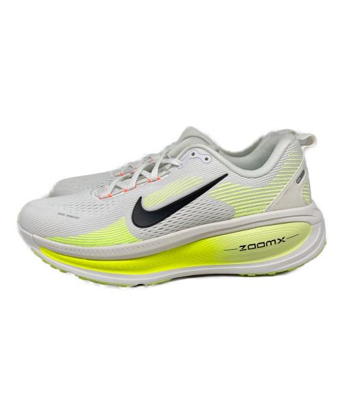 NIKE（ナイキ）NIKE (ナイキ) ボメロ 18 ジュニア ロード ランニングシューズ ホワイト×グリーン サイズ:26の古着・服飾アイテム