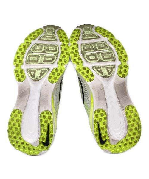 NIKE（ナイキ）NIKE (ナイキ) ボメロ 18 ジュニア ロード ランニングシューズ ホワイト×グリーン サイズ:26の古着・服飾アイテム