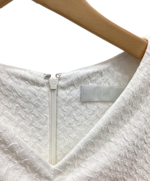 CELFORD（セルフォード）CELFORD (セルフォード) 24SS ストレッチマーメイドワンピース ホワイト サイズ:SIZE38の古着・服飾アイテム