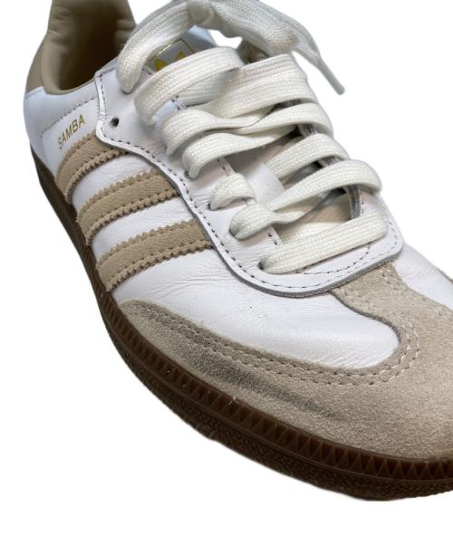 adidas（アディダス）adidas (アディダス) SAMBA OG ホワイト×ベージュ サイズ:22.5の古着・服飾アイテム
