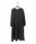 nest Robe (ネストローブ) リネンブロッキング2wayワンピース チャコールグレー サイズ:SIZE FREE：7000円