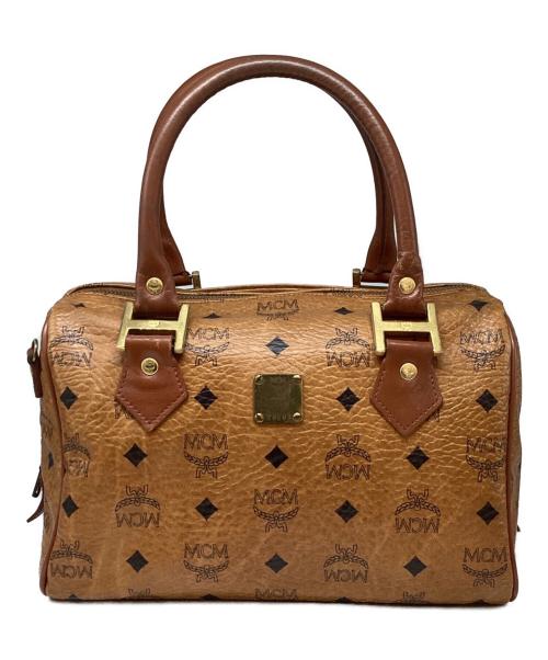 MCM（エムシーエム）MCM (エムシーエム) ミニボストンバッグ ベージュの古着・服飾アイテム