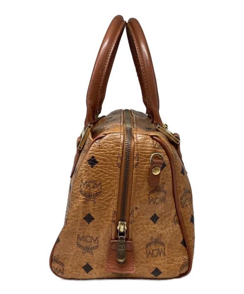 MCM（エムシーエム）MCM (エムシーエム) ミニボストンバッグ ベージュの古着・服飾アイテム