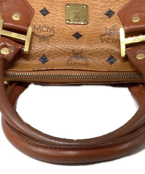 MCM（エムシーエム）MCM (エムシーエム) ミニボストンバッグ ベージュの古着・服飾アイテム