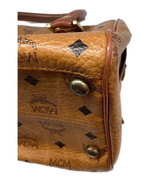 MCM（エムシーエム）MCM (エムシーエム) ミニボストンバッグ ベージュの古着・服飾アイテム