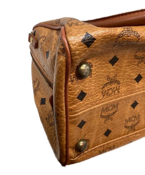 MCM（エムシーエム）MCM (エムシーエム) ミニボストンバッグ ベージュの古着・服飾アイテム