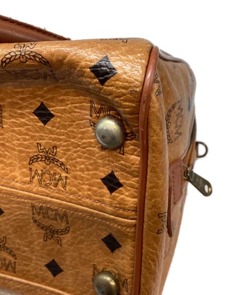 MCM（エムシーエム）MCM (エムシーエム) ミニボストンバッグ ベージュの古着・服飾アイテム