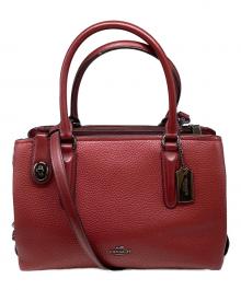 COACH（コーチ）の古着「ブルックリンキャリーオール」｜レッド