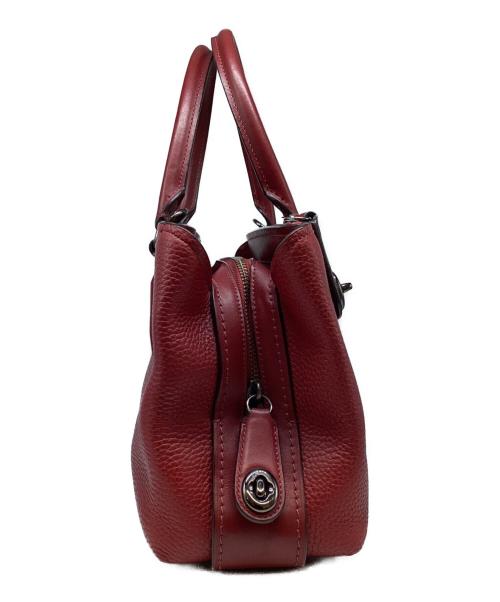 COACH（コーチ）COACH (コーチ) ブルックリンキャリーオール レッドの古着・服飾アイテム