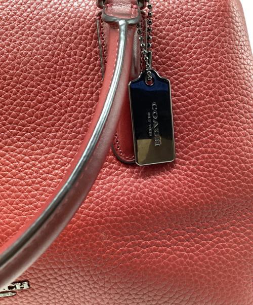 COACH（コーチ）COACH (コーチ) ブルックリンキャリーオール レッドの古着・服飾アイテム