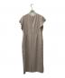 La TOTALITE (ラ ト―タリテ) 23SS カルゼラッフルスリーブワンピース ベージュ サイズ:SIZE36：6000円