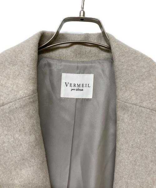 VERMEIL par iena（ヴェルメイユ パー イエナ）VERMEIL par iena (ヴェルメイユ パー イエナ) サイドスリットコート グレー サイズ:36の古着・服飾アイテム