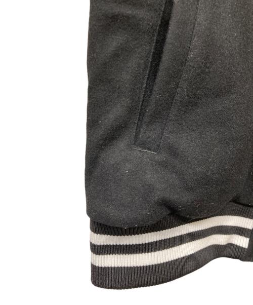 Fanatics（ファナティクス）Fanatics (ファナティクス) NY バーシティジャケット ブラック×ホワイト サイズ:2XLの古着・服飾アイテム