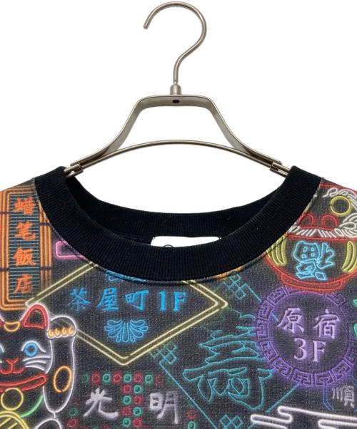 &ellecy（アンドエルシー）&ellecy (アンドエルシー) ネオンプルオーバースウェット ブラック サイズ:sizeMの古着・服飾アイテム