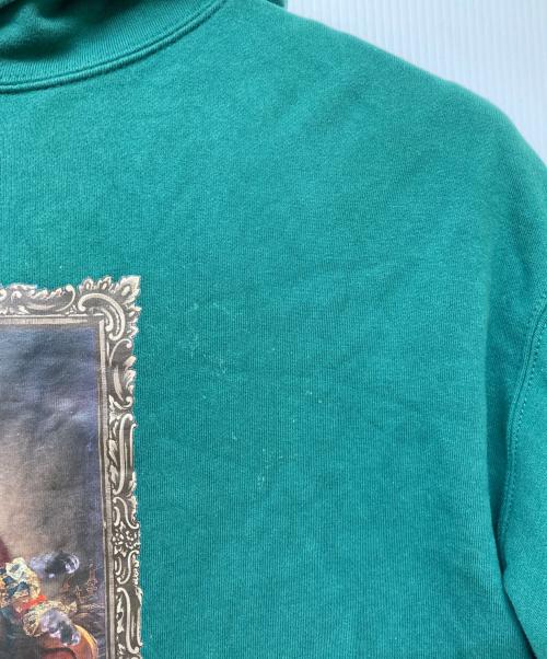 &ellecy（アンドエルシー）&ELLECY (アンドエルシー) 23AW 猫貴族パーカー グリーン サイズ:Mの古着・服飾アイテム