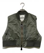 HYKEハイク）の古着「TYPE MA-1 CROPPED TOP/タイプエムエーワンクロップドトップ」｜カーキ