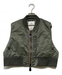HYKE（ハイク）の古着「TYPE MA-1 CROPPED TOP/タイプエムエーワンクロップドトップ」｜カーキ