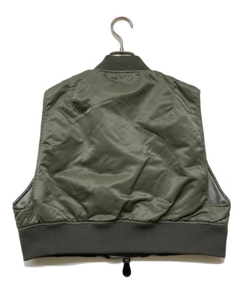 HYKE（ハイク）HYKE (ハイク) TYPE MA-1 CROPPED TOP/タイプエムエーワンクロップドトップ カーキ サイズ:OSFAの古着・服飾アイテム