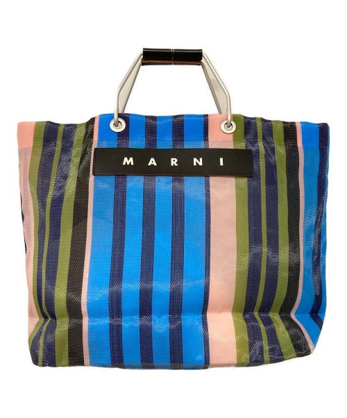 MARNI（マルニ）MARNI (マルニ) MARKET STRIPE BAG(マーケット ストライプ バッグ) マルチカラーの古着・服飾アイテム