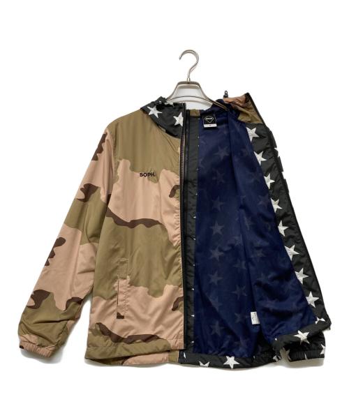 F.C.R.B.（エフシーレアルブリストル）F.C.R.B. (エフシーレアルブリストル) SEPARATE PRACTICE JACKET(セパレート プラクティス ジャケット) ベージュ×ブラック サイズ:サイズMの古着・服飾アイテム