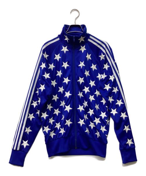 adidas（アディダス）adidas (アディダス) JEREMY SCOTT (ジェレミー スコット) トラックジャケット ブルーの古着・服飾アイテム