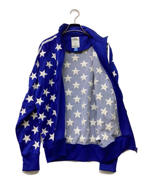 adidas（アディダス）adidas (アディダス) JEREMY SCOTT (ジェレミー スコット) トラックジャケット ブルーの古着・服飾アイテム