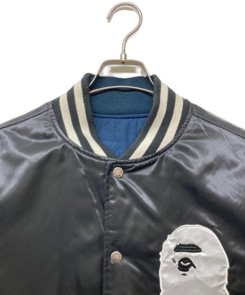 A BATHING APE（アベイシングエイプ）A BATHING APE (アベイシングエイプ) リバーシブルスタジャン ネイビー サイズ:sizeⅯの古着・服飾アイテム
