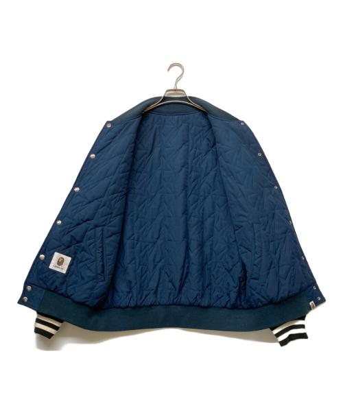 A BATHING APE（アベイシングエイプ）A BATHING APE (アベイシングエイプ) リバーシブルスタジャン ネイビー サイズ:sizeⅯの古着・服飾アイテム