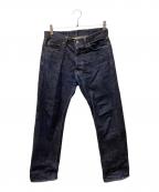 MOMOTARO JEANS桃太郎ジーンズ）の古着「出陣クラシックミドルストレートデニムパンツ」｜インディゴ