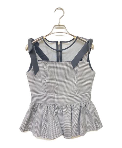 sheller（シェリエ）sheller (シェリエ) ノースリーブブラウス グレー サイズ:SIZE Freeの古着・服飾アイテム