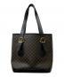 CELINE（セリーヌ）の古着「マカダムトートバッグ」｜ブラウン×ブラック
