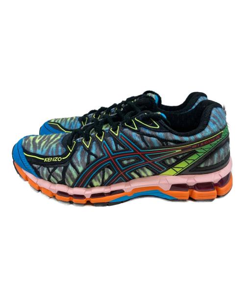 asics（アシックス）asics (アシックス) KENZO (ケンゾー) Gel-Kayano 20 ブルー×オレンジ サイズ:25.5の古着・服飾アイテム